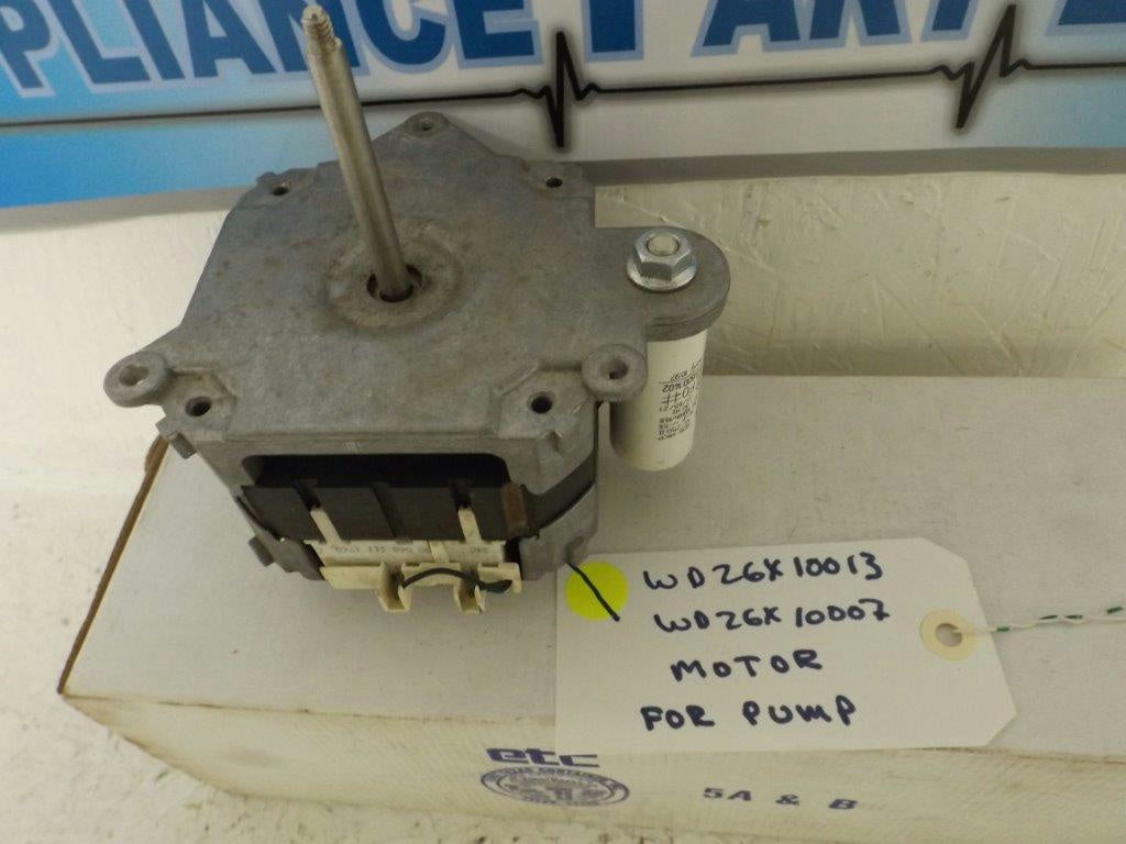 KENMORE GENERAL ELECTRIC DISHWASHER WD26X10013 WD26X10007 MOTOR FOR PUMP USED KENMORE GENERAL ELECTRIC DISHWASHER WD26X10013 WD26X10007 MOTOR FOR PUMP USED